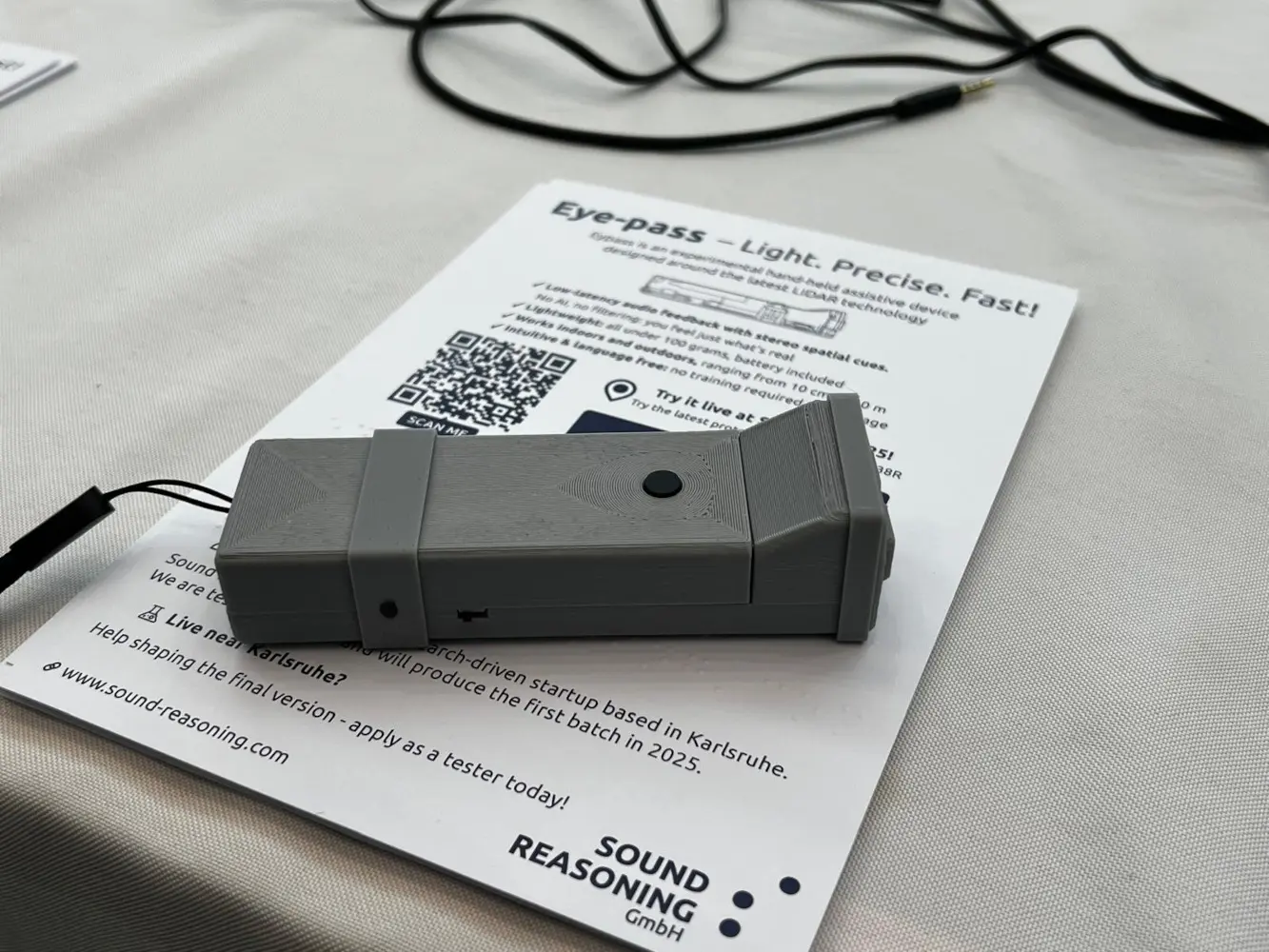 Eye-pass prototype close-up
